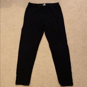 High-waisted Black Leggings